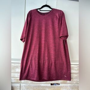 Xersion Men's Burgundy Short Sleeve Tee